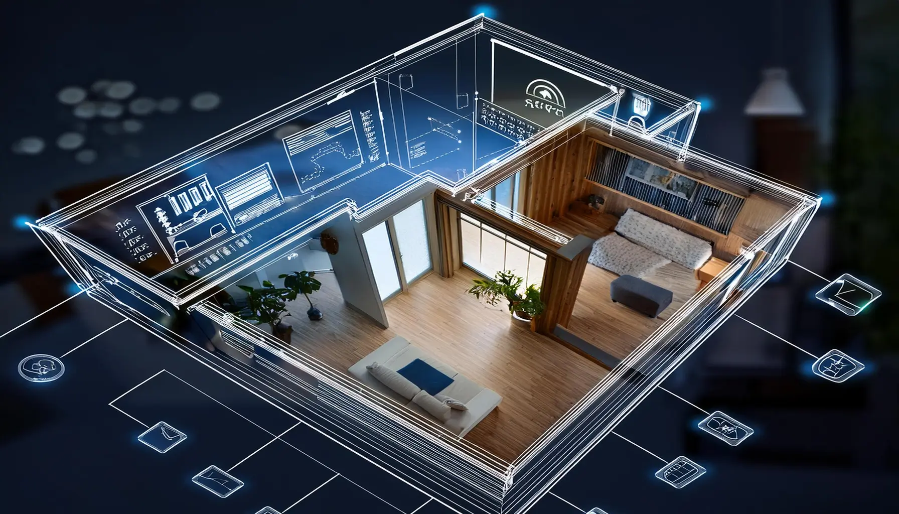 home assistant Smart home 3d floor plan project